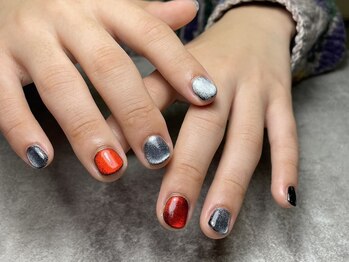 オムネイル 渋谷(HOMME NAIL)/マグネットネイル ¥7.100