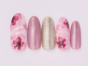 ネイリックス アヴェニール(NAILX avenir)/たらしこみフラワー