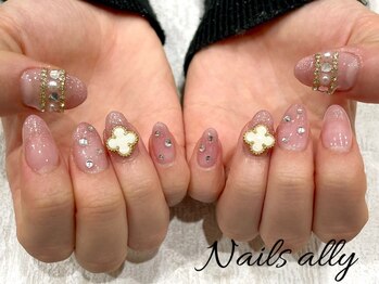 ネイルズアリー 立川店(Nails ally)/ワンホンネイル×ヴァンクリ×春