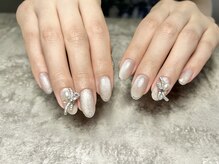 エスビューティー(es.beauty)/マグネット×リボンパーツ