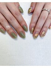 ウロネイルズ(ulo nails)/立体クリアで夏ニュアンスネイル