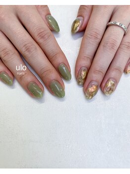ウロネイルズ(ulo nails)/立体クリアで夏ニュアンスネイル