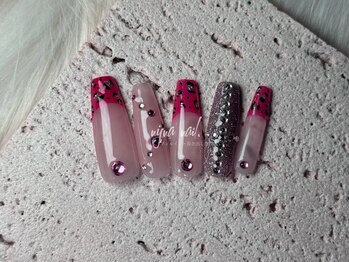 ニナネイル 中野駅前店(nyna nail)/チップ長さ出し定額ゴージャス