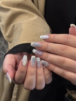 ノーバディ(Nobody)/涼しげブルーネイル<3