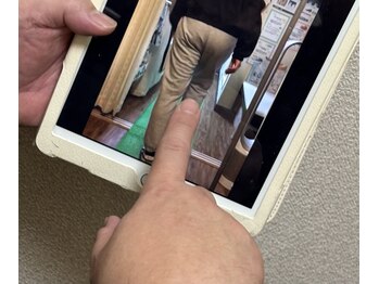 ボディケアハウス なごみ整体院(BODY CARE HOUSE)/撮影した動画をみながら解説