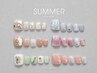 フットネイル【選べる定額デザイン全6種★】特別価格AIl ¥7000