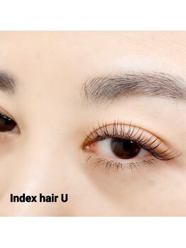 インデックスヘアーユー 錦糸町(in'dex hair-U)/フラットラッシュ160本 ¥7500