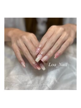 ロア ネイル(Loa_Nail)/ピンクネイル