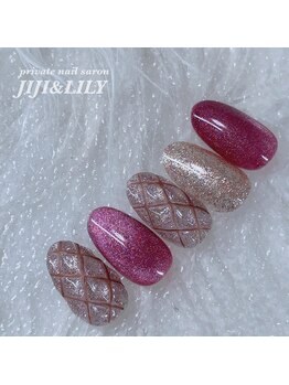 ジジ アンド リリー/キルティングネイル