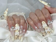 プティネイル(Puty Nail)/イエローレオパードネイル