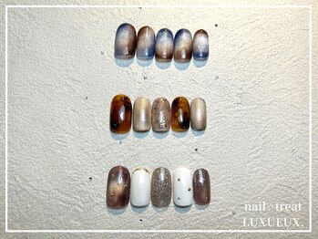 ネイルアンドアイラッシュ ルクソー ホテル日航福岡店(Nail&Eyelash LUXUEUX.)/【定額デザイン¥8800】