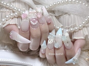 リンドネイル バイ モカ アンド ララ(Lind nail by moca and LaLa)/【mio】さくらんぼ/バラネイル