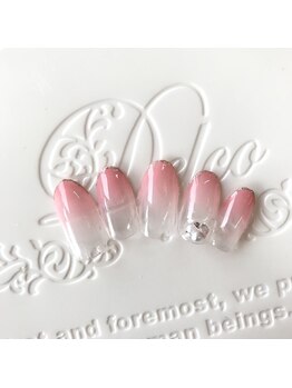 アイリッシュネイル 久屋大通店(Irish Nail)/ピンクグラデ×先端ラメ