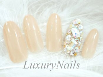 ラグジュアリーネイルズ カワグチ(Luxury Nails Kawaguchi)/敷き詰めビジュー