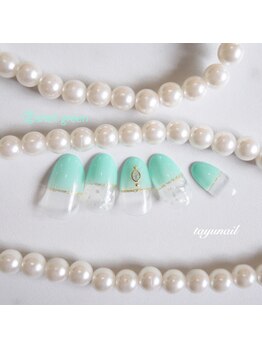 たゆ ネイル(たゆnail)/ハーフフレンチ
