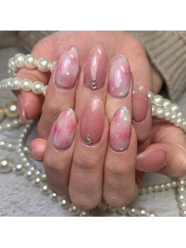 ネイルサロン ローズ(Rose)/大理石ネイル