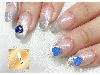 オーロラマグネットグラデハート