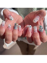 ストーン/ホワイト/ブルー