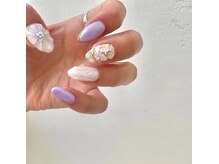 リンクス(LEM LINKS)/ぷっくりフラワーネイル