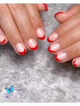 モルフォ 千駄ヶ谷(Morpho)/シンプルフレンチネイル