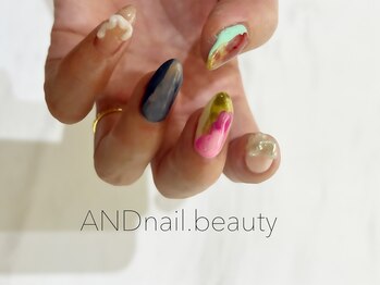 アンドネイル ビューティー(AND nail,beauty)/春ネイル/ニュアンス/藤沢