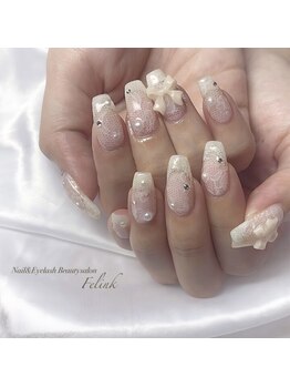 フェリンク 茅ヶ崎店(Felink)の写真/【デザインに迷ったらコレ】アート豊富♪季節感を意識する方には当店オリジナルの定額デザインがオススメ★