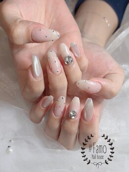 ファモネイルハウスインジャム(#famo nailhouse in JAM)の写真/【SNSで話題のワンホンdesignが得意◎】チークネイル/ベイビーブーマーなど種類豊富なデザイン◎