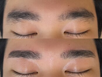ビューティーサロンエドゥの写真/清潔感が叶うメンズまゆ毛ワックスで眉毛を整え、好印象な垢抜けスタイルへ☆