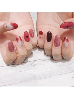 ネイルアヴァンス イオンモール和歌山店(Nail AVANCE．)/さくらんぼネイル