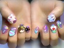 新宿３dネイル 推しネイル