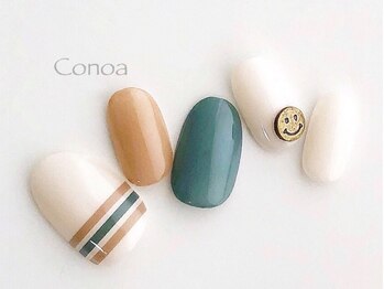 コノア(conoa)/スマイルボーダーネイル