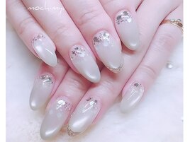 ＊ラメ埋め込みマググラデ＊
