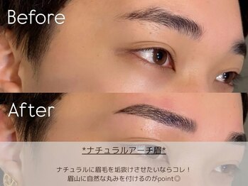 ミレボ 心斎橋(ME.REBO)/心斎橋ナチュラルアーチ眉#眉wax