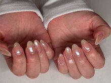 サロン ド スーリール 新市街店(salon de SOURIRE)/ ◇ホワイトミラーネイル◇