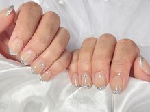 ネイルネージュ 錦糸町(Nail Neige)/ガラスフレンチ/オフィス