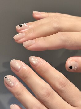 エン(enn)/その場で載せる天然石風