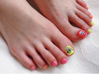 ネイルサロン ブリリアント(Nail Salon Brilliant)/フットキャラネイル2