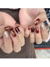 ネイルスペース ジェイズ ピンキー(NAIL SPACE J's PINKY)/べっ甲ネイル