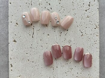 サロンアズ(salon AZU)の写真/【自店オフ無料◎ワンカラー¥5000～】シンプル,キレイめ,オフィス向き,ニュアンスネイルはsalon AZUに♪