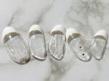 カレネイル(kale nail)/４月限定シンプルART＋500円