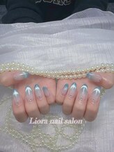 リオラネイル(Liora Nail)/長さ出しシンプルデザイン