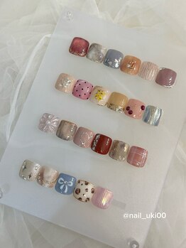 フット 親指ワンアート＊