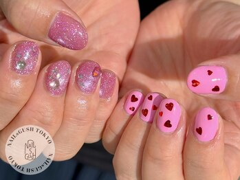 ネイルズガッシュ 溝の口店(NAILs GUSH)/キラキラ/マグネット/ハート