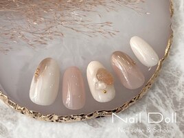 天然石　パワーストーンネイル