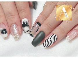 モード系秋っぽネイル