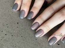 ミエレ(miele)/奥行きグレーピンクマグネット