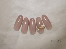 トパーズ 恵比寿(TOPAZ)/パール×ミラー［恵比寿ネイル］