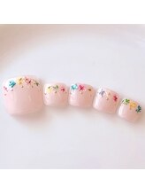 いろ紡ぎ/ドライフラワーネイル