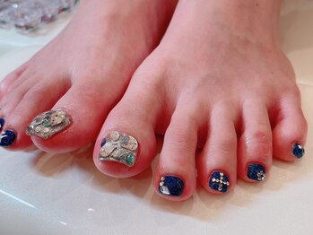 レアネイル 新宿(le'a nail)/フット埋め尽くし