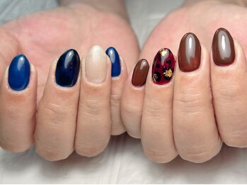 ブリスフルハピネス(Blissful happiness)/秋デザインネイル